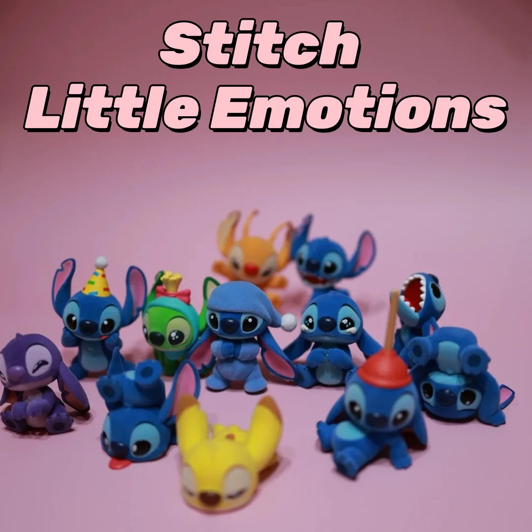 

Подлинная периферия Disney Stitch, новая маленькая эмоциональная серия, фигурка, слепая коробка, украшения для рабочего стола, коллекция моделей, подарок