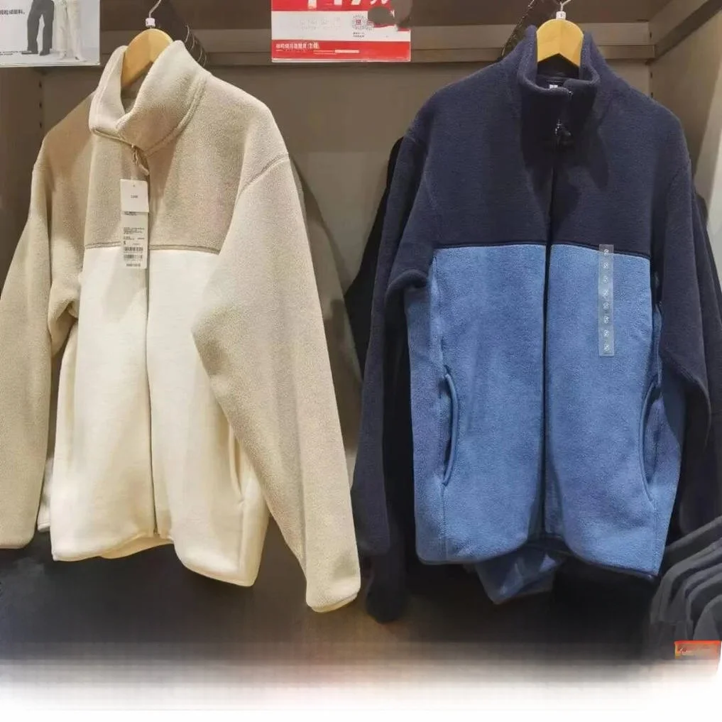 

Warm Fce Lined Outdoor Jaet Stand Collar Thiened Autumn Winter ex Zipper Closure No Hat Cozy Inner for Try on Room