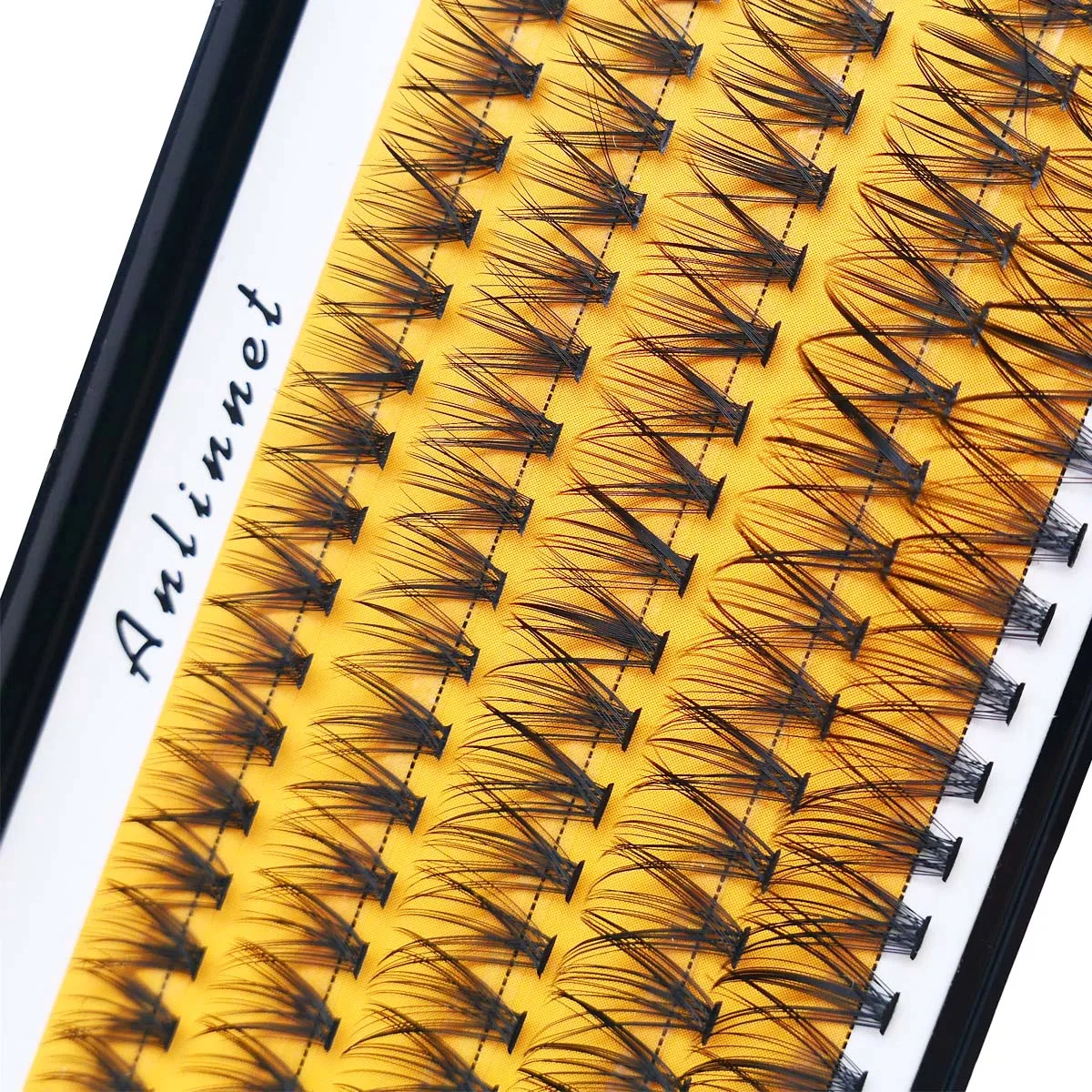 10D/20D ラッシュクラスターエクステンションスレンダー Stemfalse まつげ化粧品まつげ DIY ポータブルツールナチュラルメイクアップまつげコスプレ