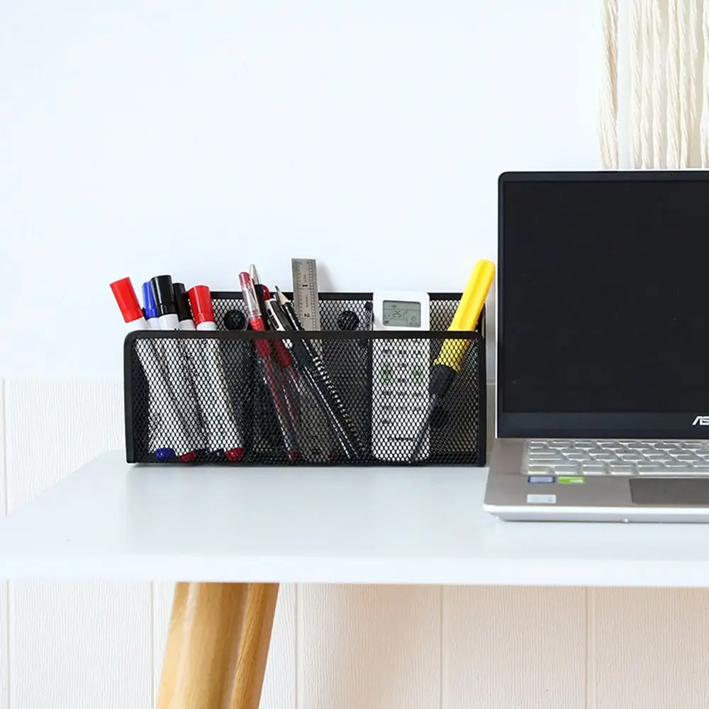 Magnetic Office Home Cultural With Extra Strong Magnets Storage Basket Stationery Makeup Organizer Storage Box Pen Holder