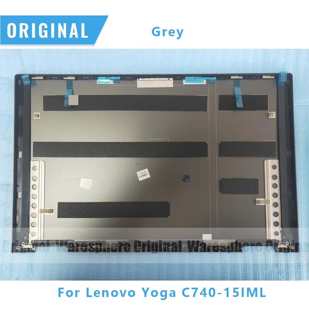 New Original LCD Back Cover for Lenovo Yoga C740-15IML Rear lid case Grey 5CB0U43787 AM1FH000500