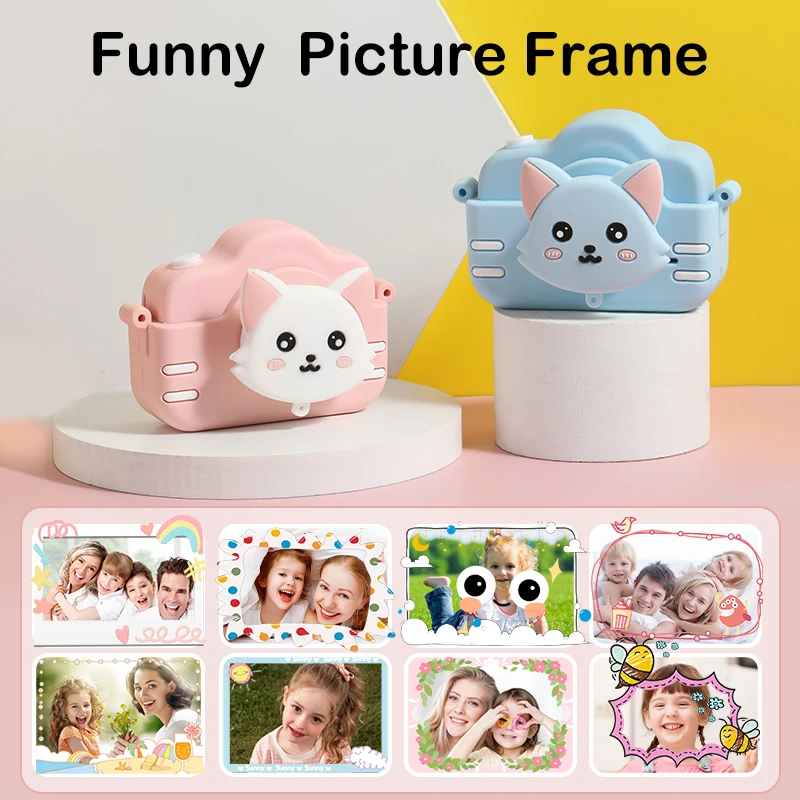 

Kids Digital Camera 20MP Dual Camera 2.0inch Screen Mini Toys with Filters for Children Birthday Gifts