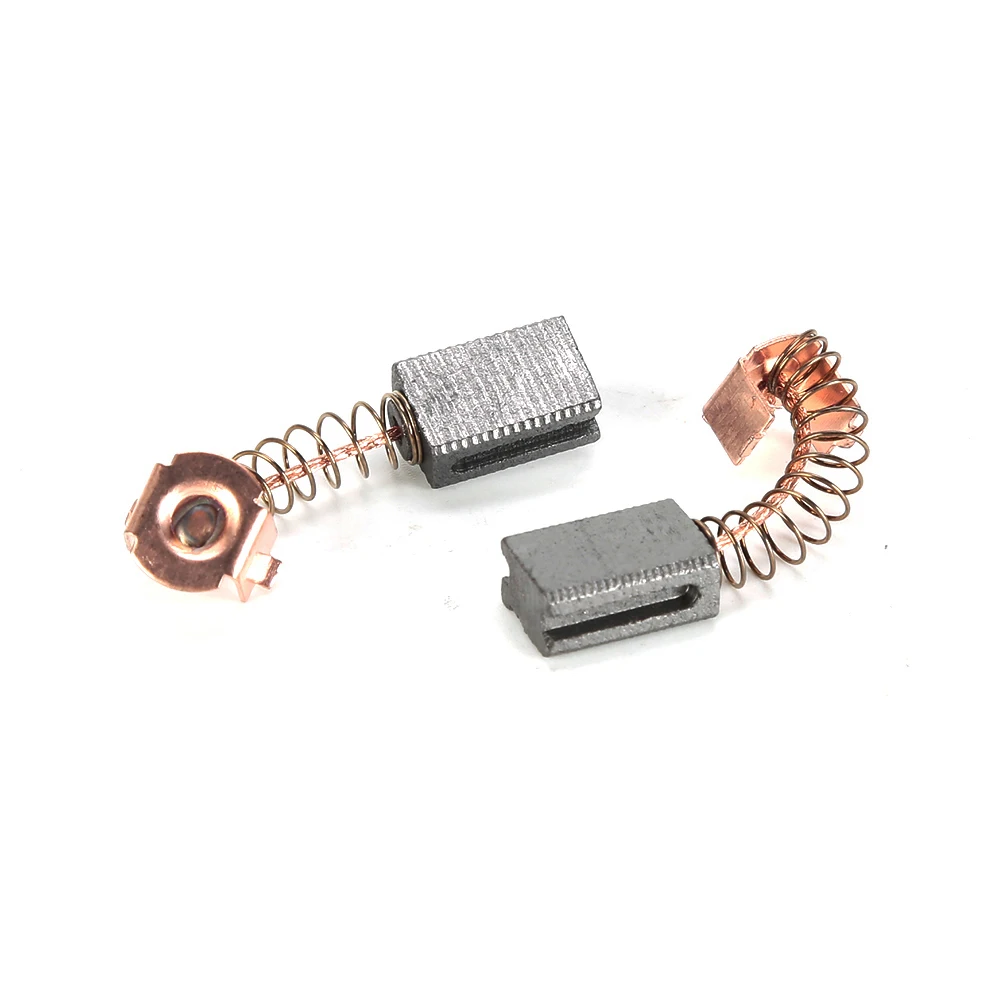 10 Pcs Electric Motor Carbon Brushes Set 5*8*12mm Replacement Parts For Black-Decker Angle Grinder G720 Power Tools Accessories