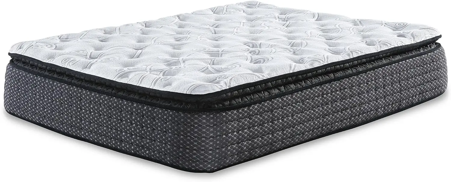 Queen Mattresses Size Limited Edition 11 inch Plush Pillowtop Hybrid Mattress with Lumbar Support Gel Memory Foam