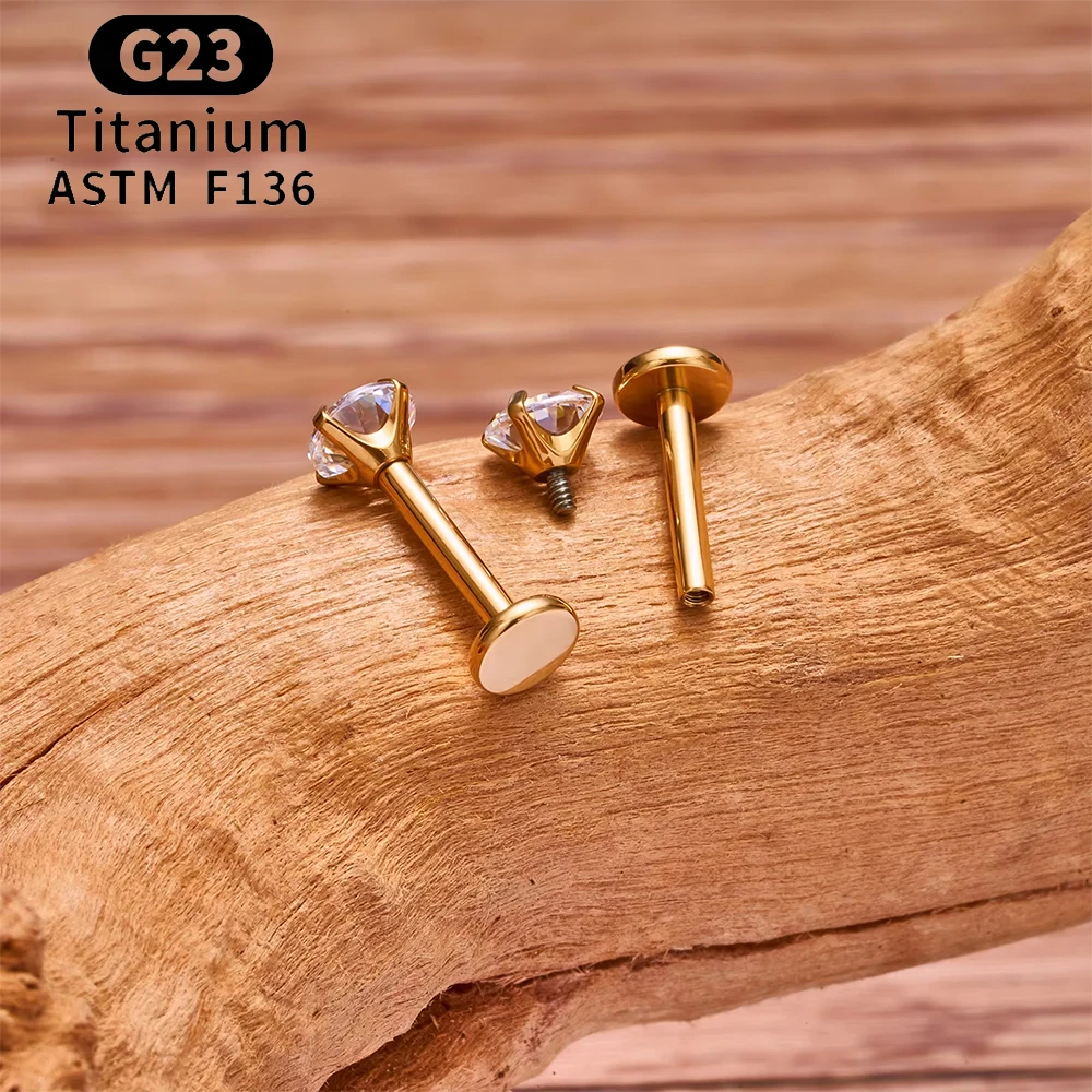 10/50pcs ASTM F136 Titanium La - Zoor Body Jewelry 评论和价格