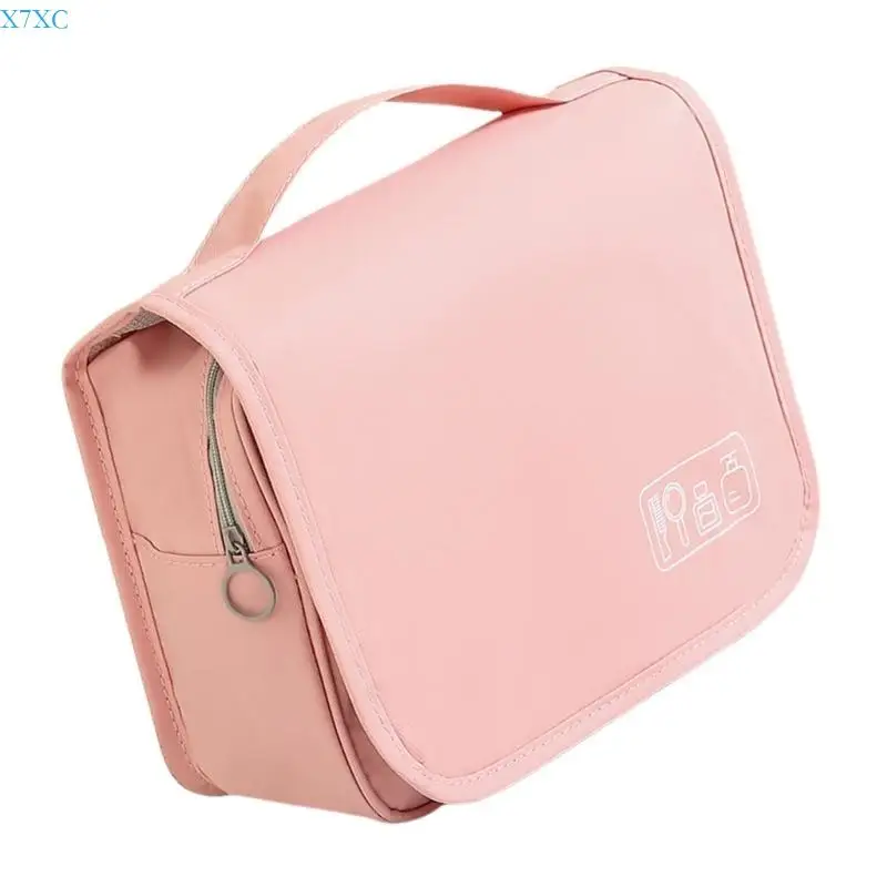 

X7XC Waterproof Hanging Toiletry Bag Travel Makeup Cosmetic Case Black