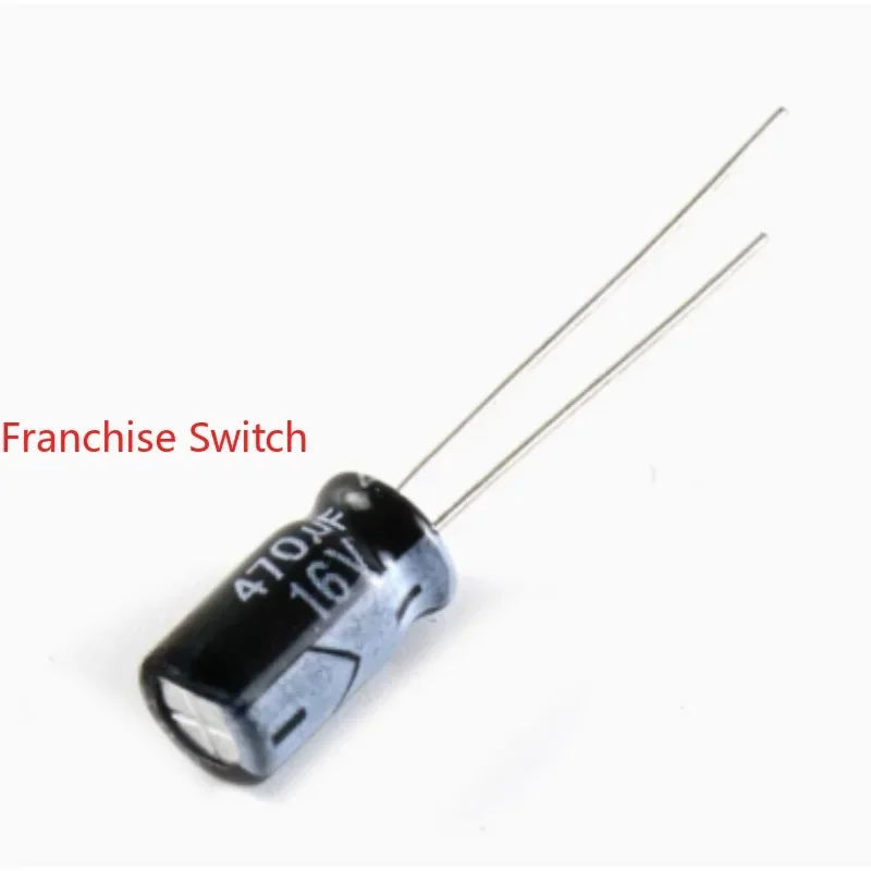 1200PCS In-line Electrolytic Capacitor Pack 0.22UF-470UF 12Kinds Of Commonly Used  Capacitors