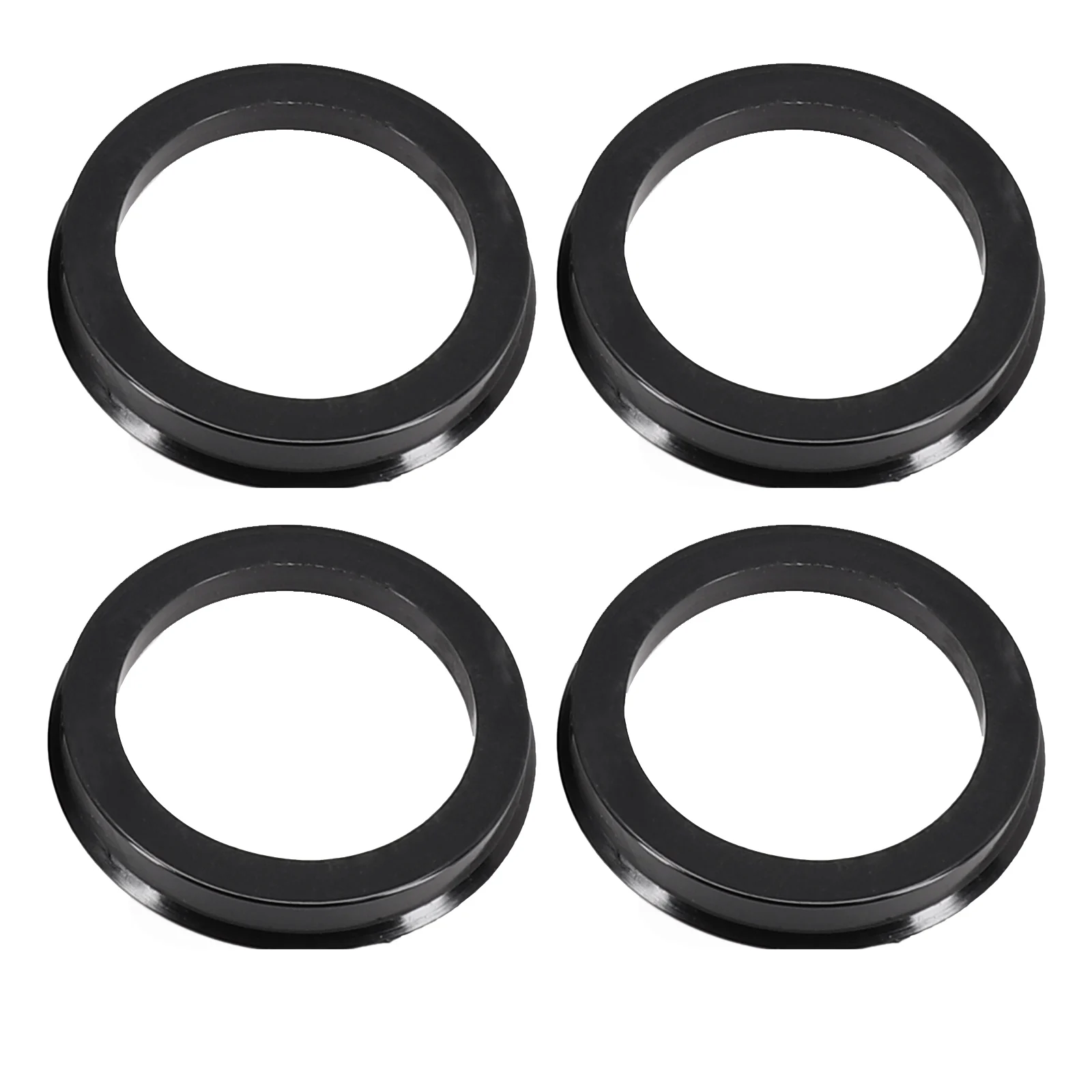 Auto Parts Hub Centric Rings 4 Pieces 73.1mm & 56.1mm &10mm Aluminum Car Accessories Replacement Elegant Design