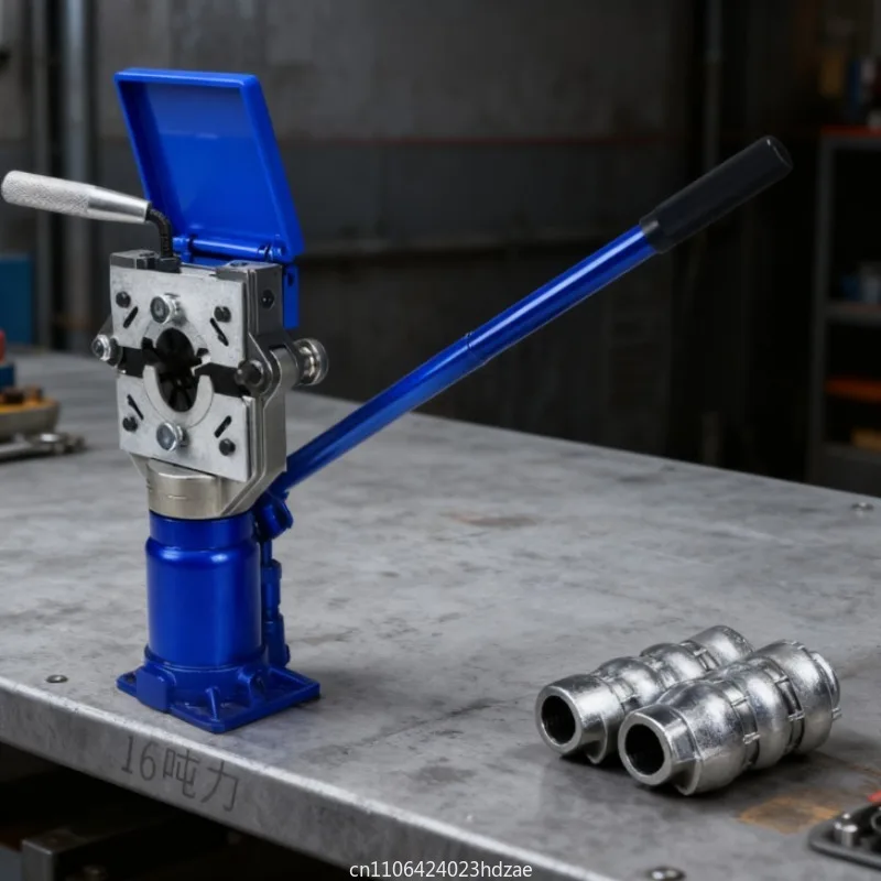 apply to Car AC Hose Pipe Crimper - 16 Ton Flip-Top Hydraulic Manual Repair Tool