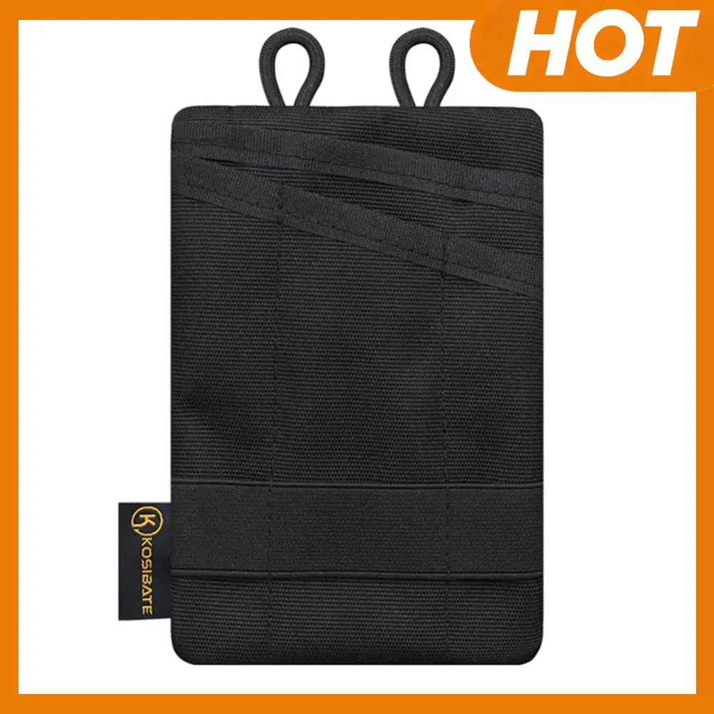 Bolsa Organizadora Compacta Multifuncional para Camping, Senderismo, Montañismo, Almacenamiento de Tarjetas, Llaves y Herramientas EDC