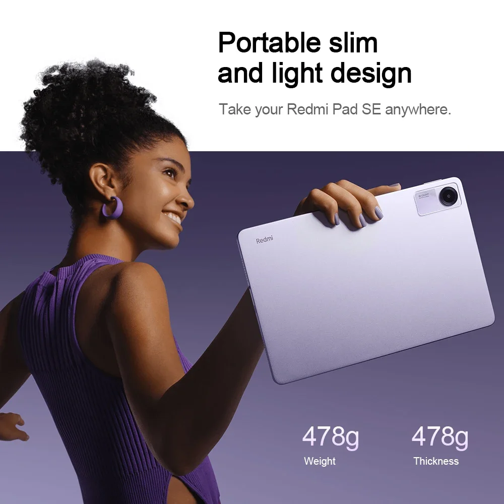 Xiaomi Redmi Pad SE Global Version Mi Tablet Snapdragon® 680 128GB / 256GB Quad speakers Dolby Atmos® 11\