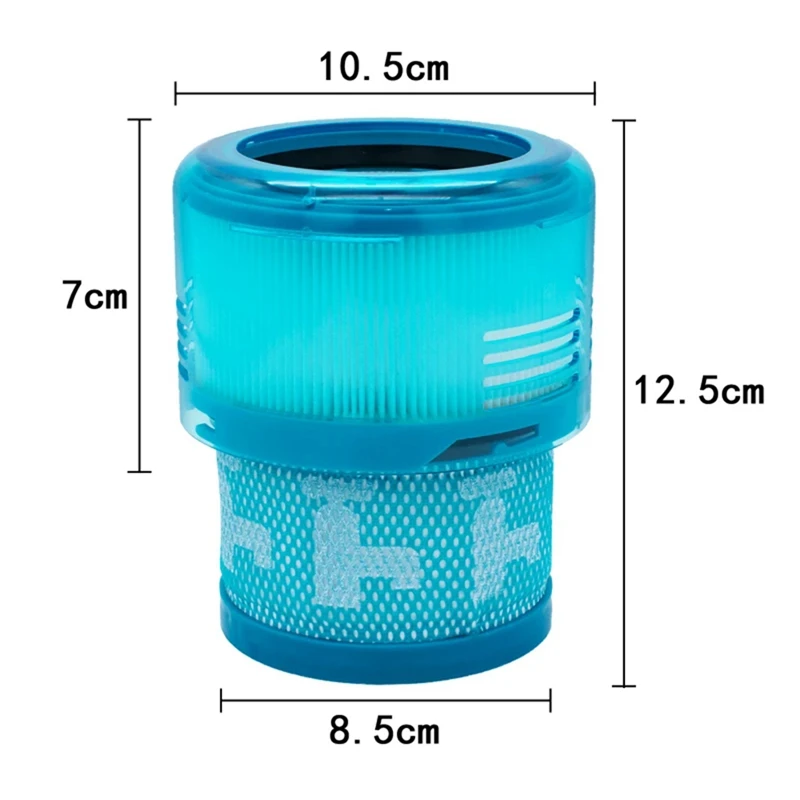 Dyson gen5用リアフィルター交換キット,掃除機用スペアパーツ,5個