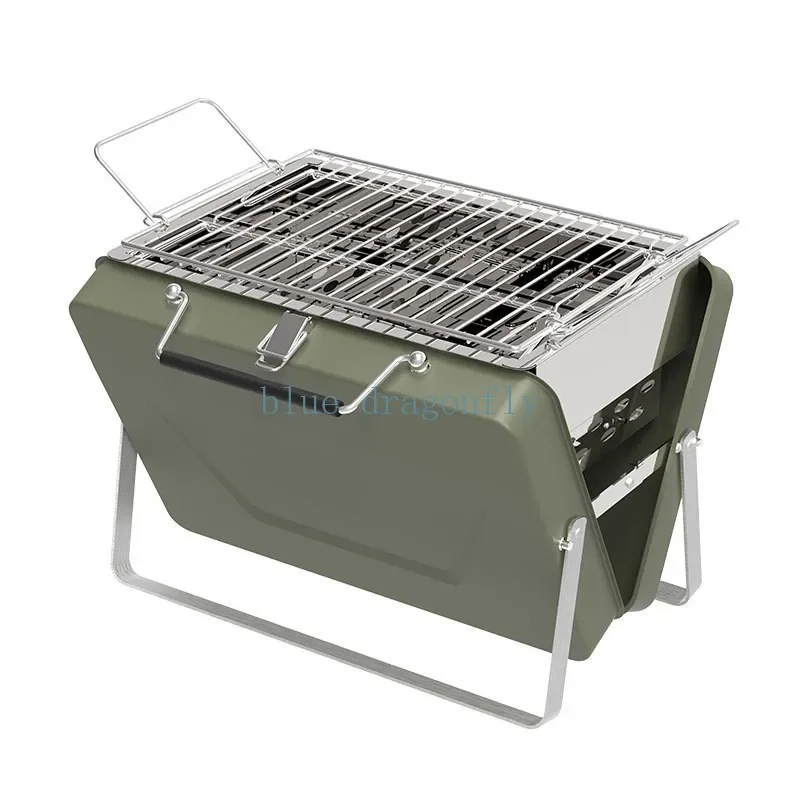 

Barbecue Grill Household Barbecue Grill Outdoor Barbecue Stove Portable Folding Camping Equipment Charcoal Small Portable