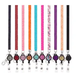 Women Multi Color Id Card For Keys Id Holde Lanyard Keyring Retractable Lanyard Phone Strap