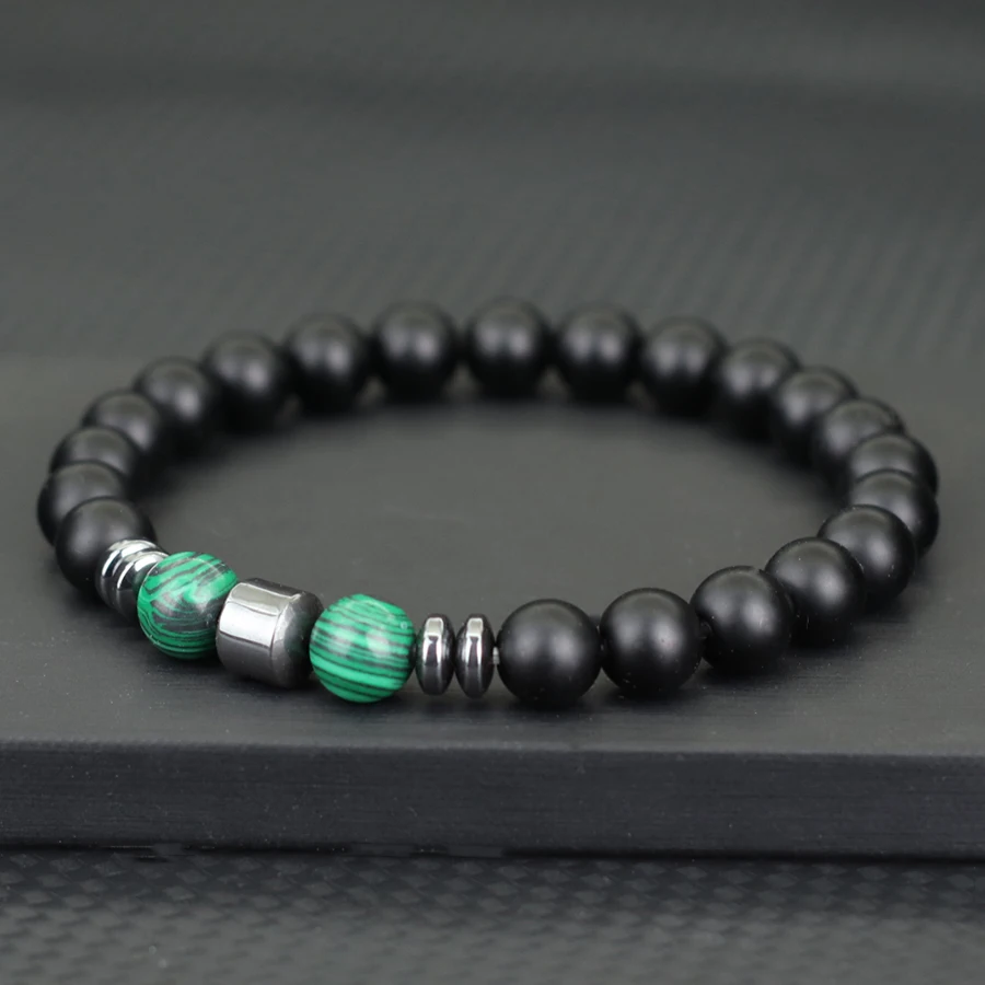 Bracelet de perles en pierre volcanique naturelle de qualité supérieure, fait à la main, yeux de tigre, Howlite, Onyx, méditation, guérison, loisirs, Joias