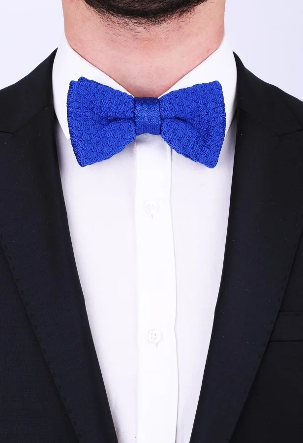 Saks Blue Mesh Bowtie ÖR78