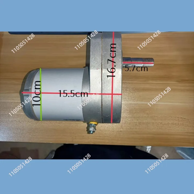 

12V 24V 600W 60RPM 400kg High-power Multi-purpose DC Motor for Dual Fertilizer Box DC Permanent Magnet Motor 428 530