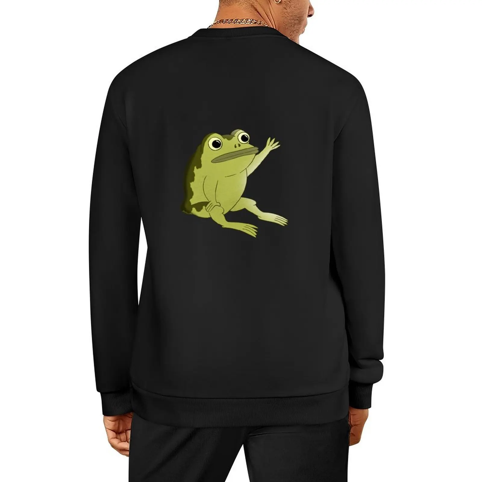 

The Frog (aka. Jason Funderburker) [Raised Hand] Pullover men's sweat-shirt anime clothing men's clothing new sweatshirts