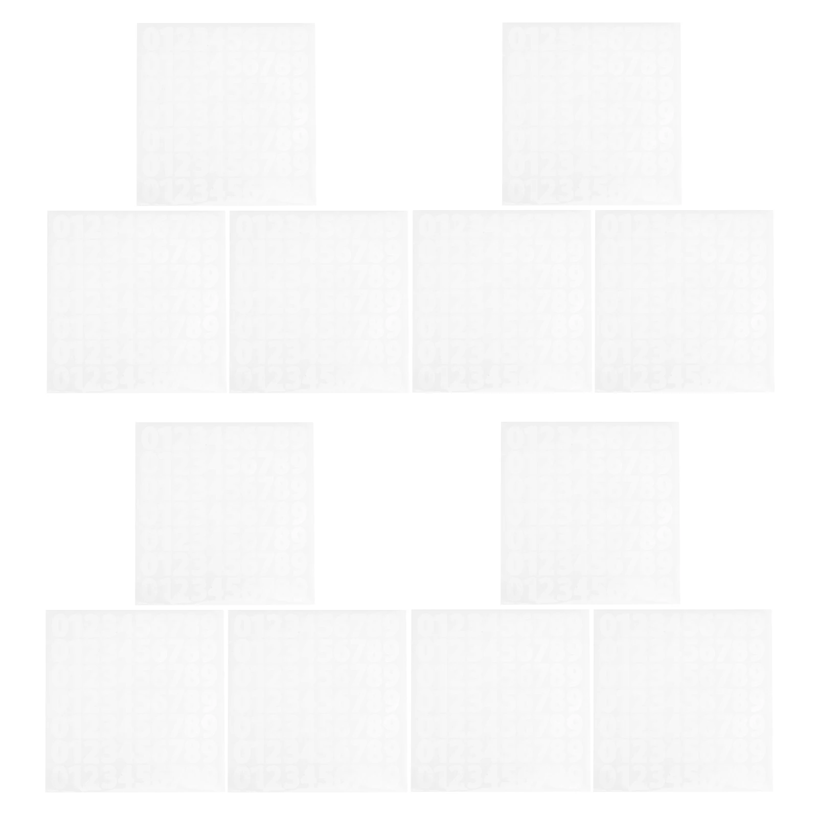 

Waterproof Number Stickers Large Adhesive Decals Mailbox House Address Self DIY File Folder Labeling for Bags