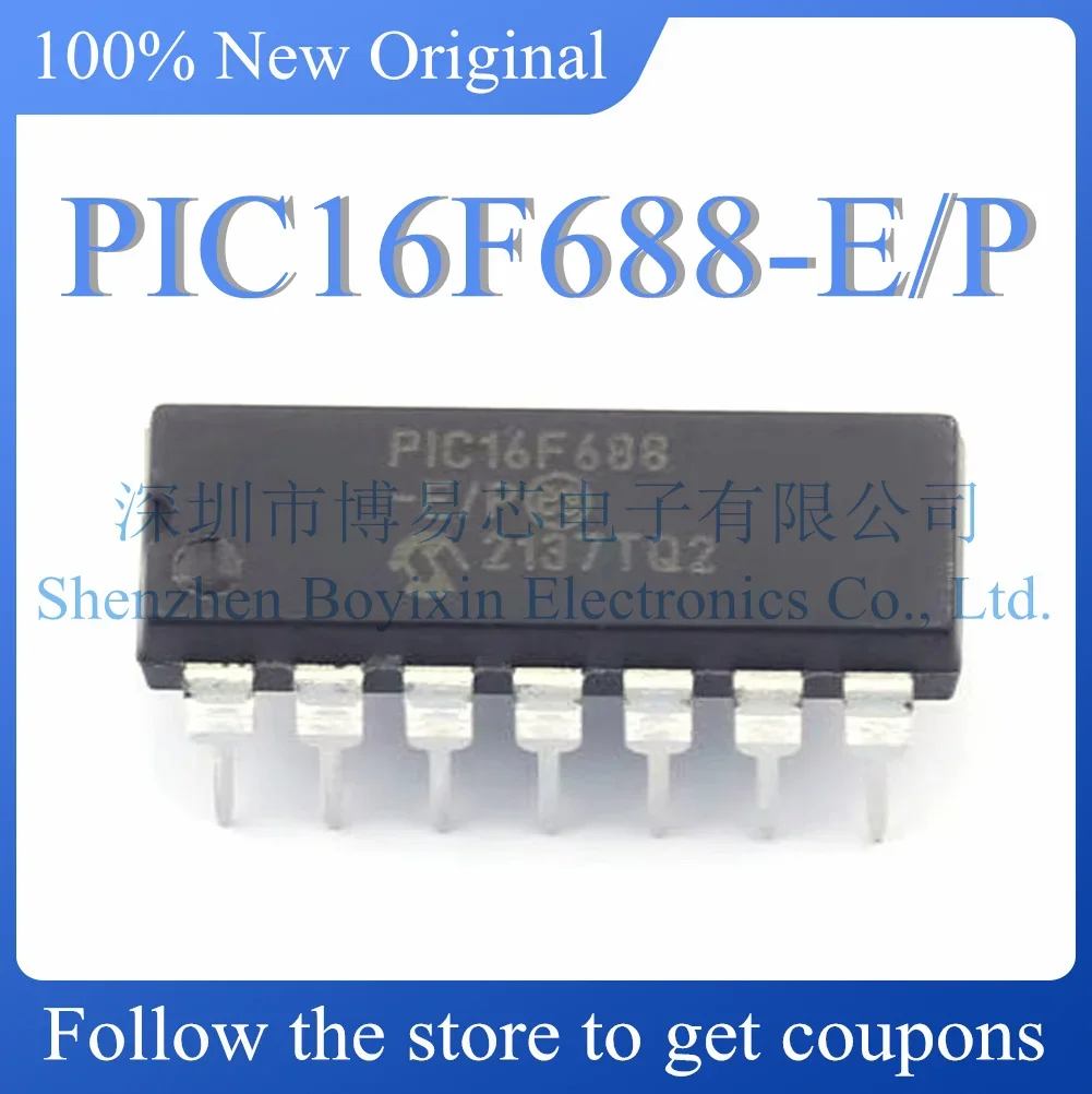 NEW PIC16F688-E/P Original Product DIP-14