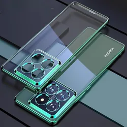 For Xiaomi 14 Pro Electroplating Phone Case For Xiaomi Mi14 Mi14Pro Lens All-inclusive Silicone Soft Shell Back Cover Cases