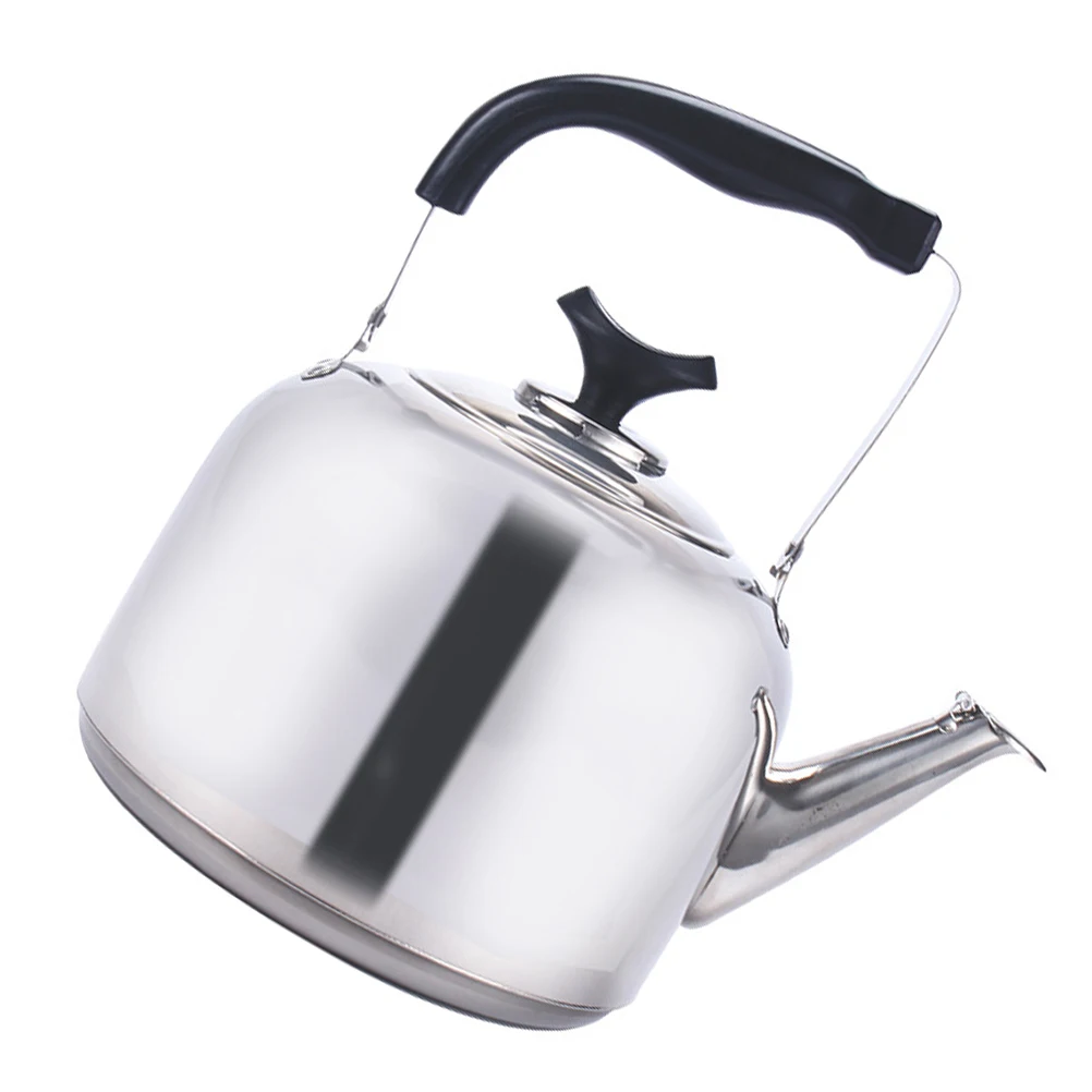 

Stainless Steel Kettle Large Capacity Kettle Hot Water Pitcher for Stovetop Induction Cooker Loud Whistle Travel