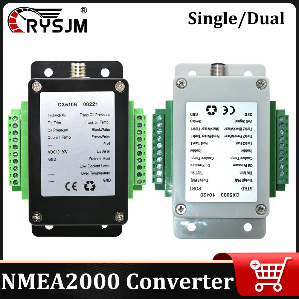 Caixa conversora nmea 2000 para carro, adaptadores nmea2000, cabos, soquetes, conversor multifuncional, kit de componentes automotivos, acessórios para carro