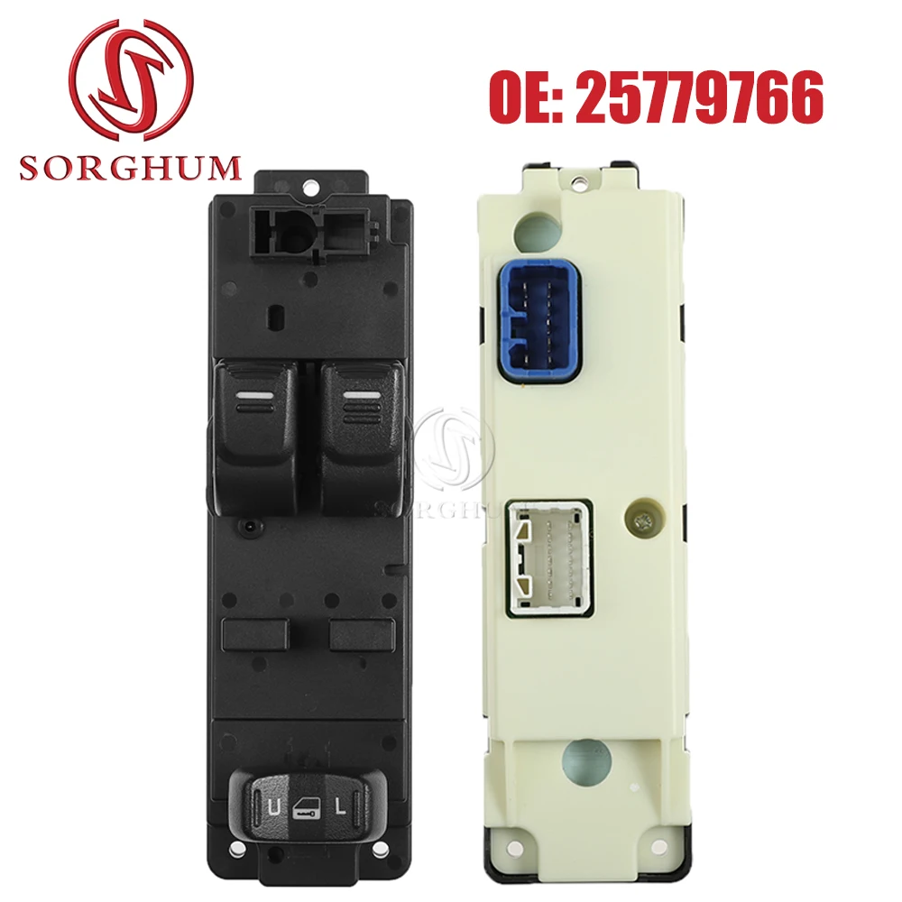 

SORGHUM 25779766 For Chevrolet Colorado GMC Canyon 2004-2012 Power Window Switch Front Left Control Lifter Button Auto Spares