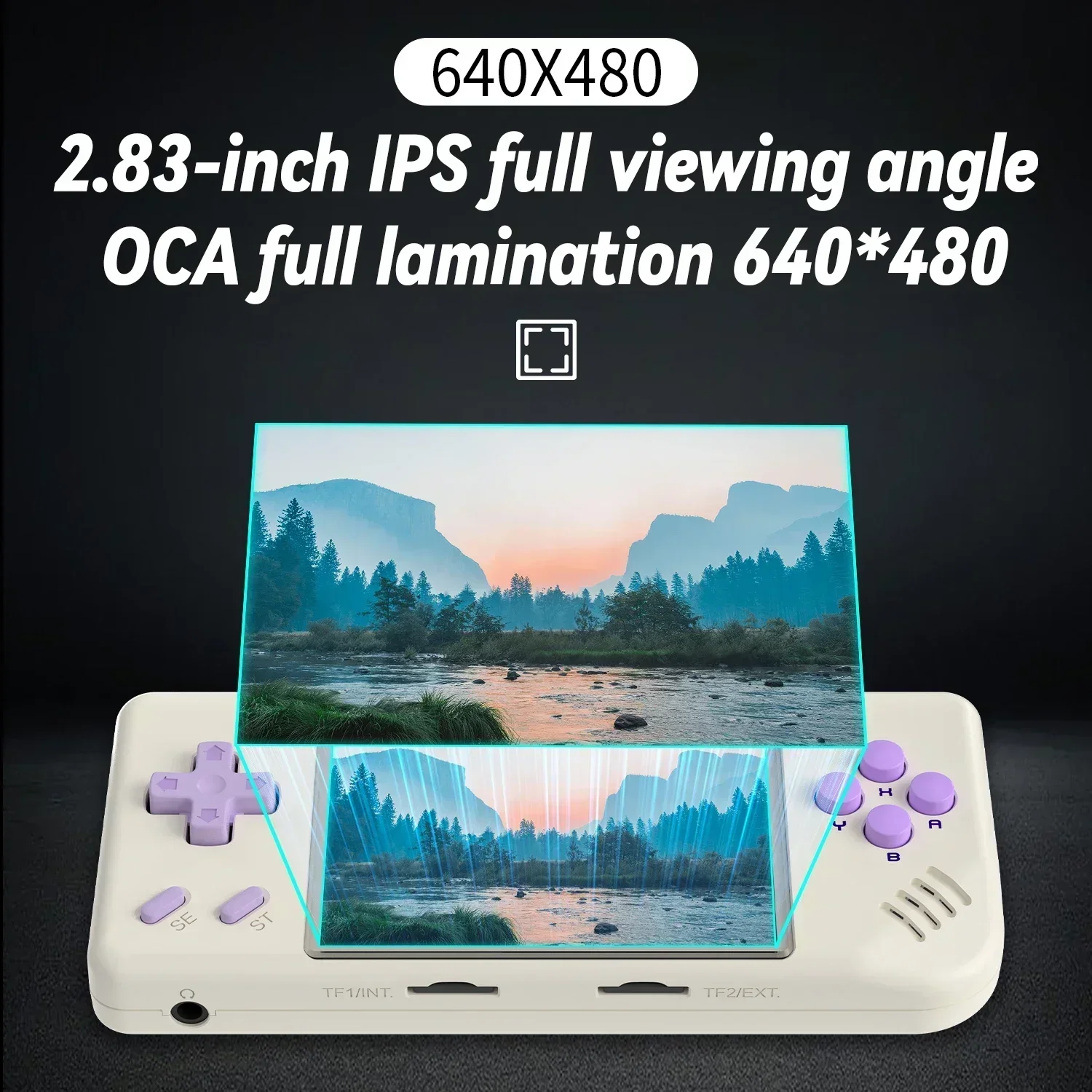 Портативная игровая консоль ANBERNIC RG28XX, 2,83 дюйма, IPS-экран, видеовыход, портативный видеоплеер, устройство для чтения электронных книг, плеер, подарки Mini A30