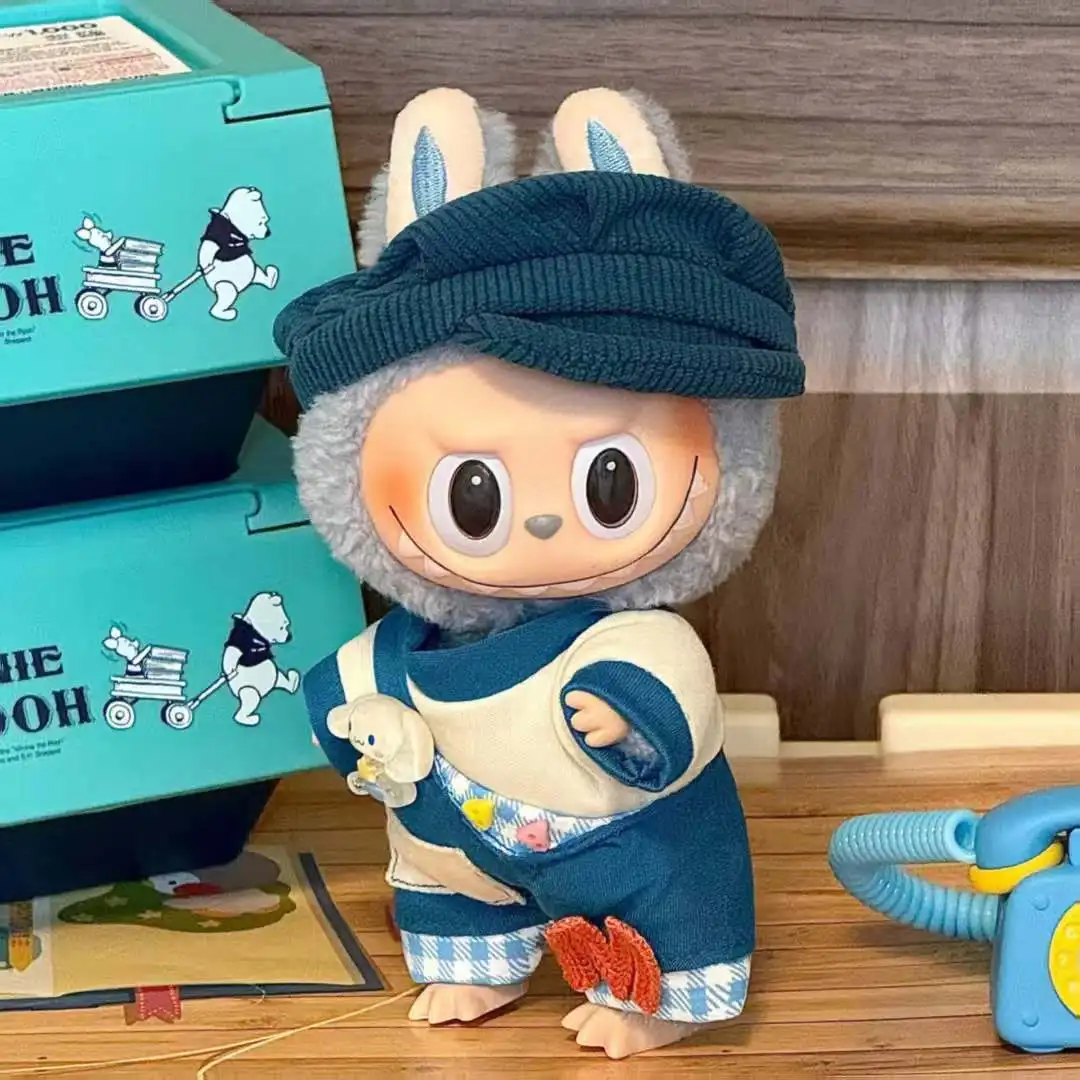 

Labubu 17cm Dolls for Dress-Up: First And Second Generation with Accessories Clothing for Children's Fashion Play Doll Clothes