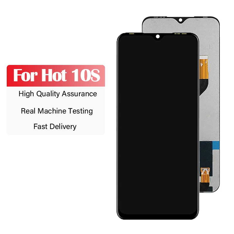 

LCD Screen for 6.82 inches Infinix Hot 10s X689 X689B X689D LCD Touch Screen Digitizer Assembly with Repair Tool and Glue