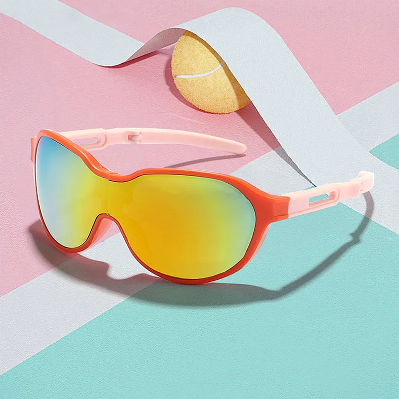 2025, Sonnenbrille für Jungen und Mädchen, Outdoor, winddicht und Sonnenschutz, Sonnenbrille, Sonnenbrille für Kinder, tragbar, faltbar