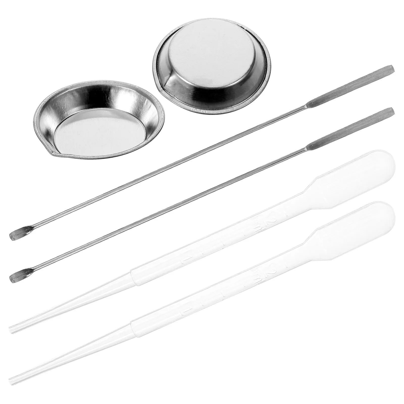 

1 set Mini Stainless Steel Paint Tray Stirrers Airbrush Model DIY Crafts Painting Supplies Mixing Accessories
