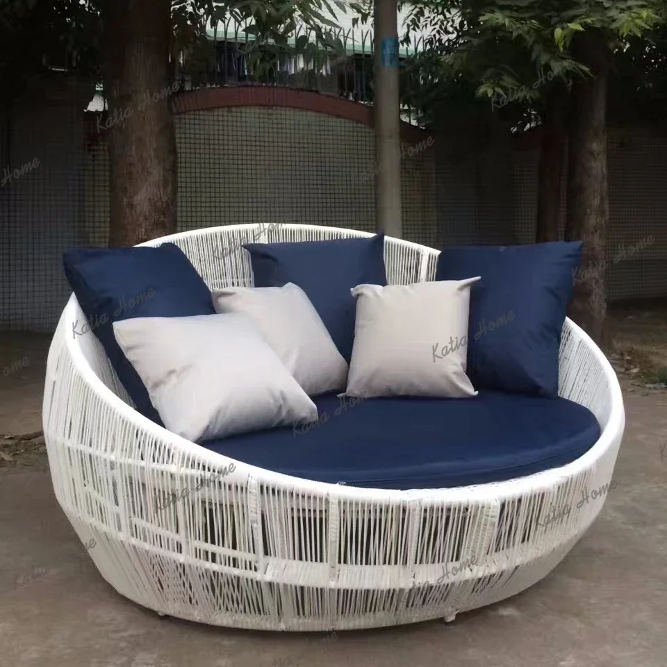 Wholesale High Quality Hotel Patio Furniture Leisure Waterproof Popular Garden Sun Bed Outdoor Aluminum