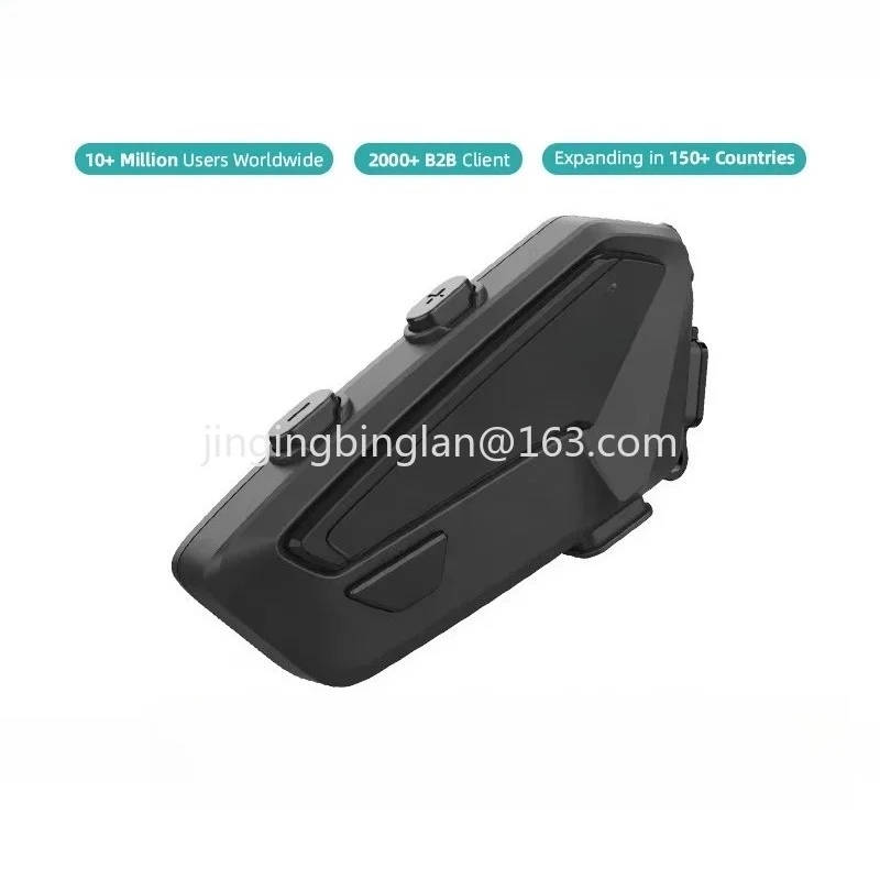 Motorcycle mesh group intercom helmet earphones, suitable for 6 riders to talk at the same time, music sharing, FM listening