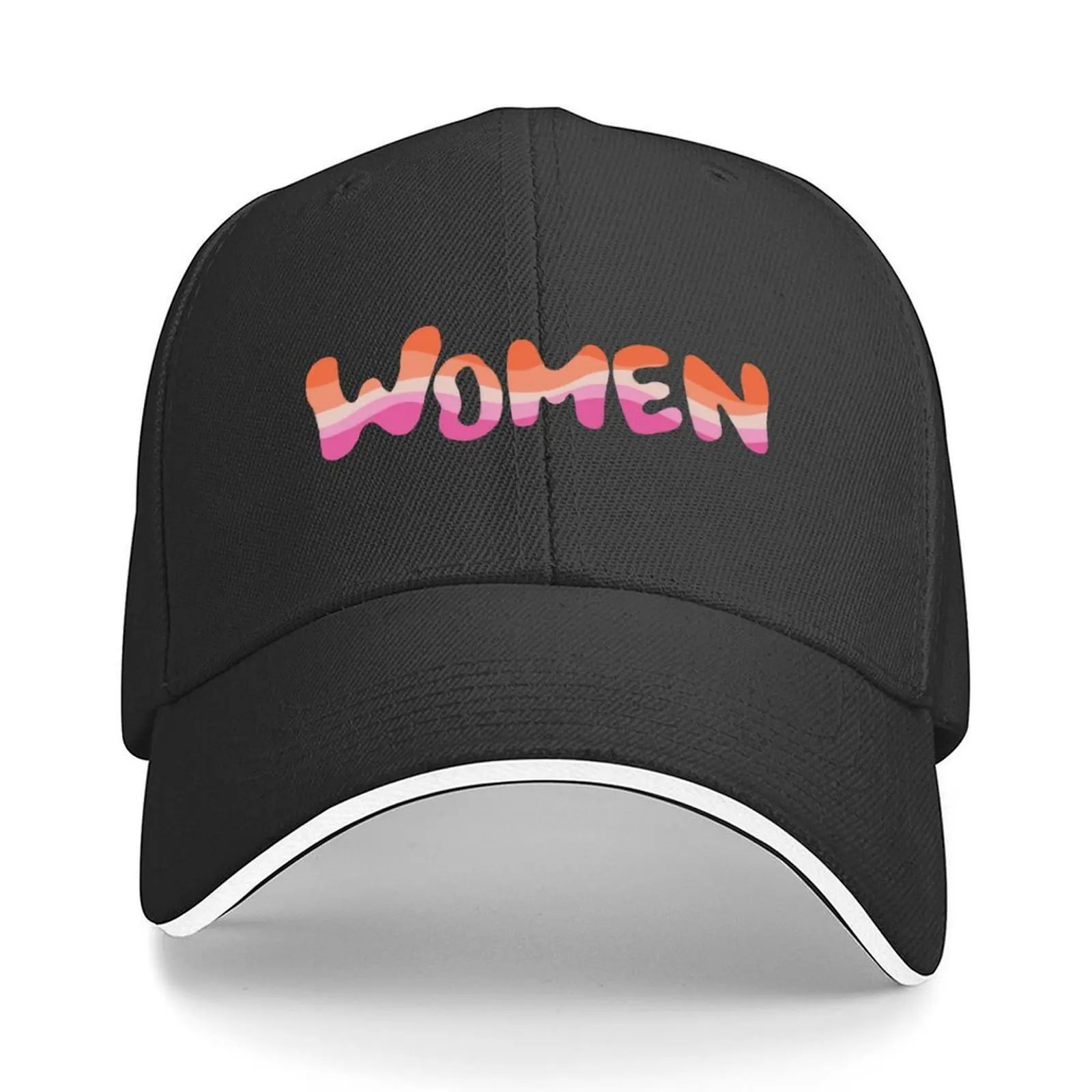 

Lesbian flag print women Baseball Cap Snap Back Hat Sunhat luxury woman cap New Hat Hats For Women Men's