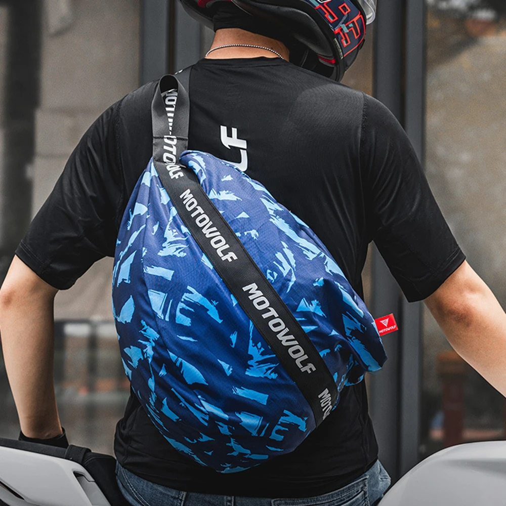Motorcycle Helmet Bags Female Men Travel Moto Bags Reflective Large Capacity Motorcycle Helmet Backpack Accessories