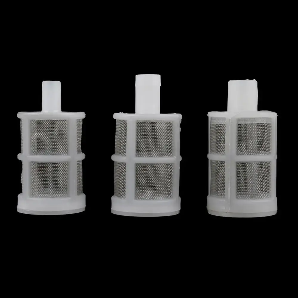 5Pcs Irrigation Aquarium Supplies Water Microfilter Diaphragm Pump Filtration Supplies Water Pump Net Filter Stainless Steel