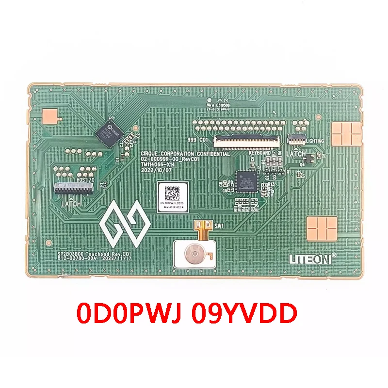 

NEW Genuine LAPTOP Touchpad For DELL Latitude 5340 5350 5440 5450 5540 Precision 3480 3490 3580 3581 3590 3591 0D0PWJ 09YVDD