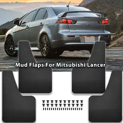 Mud Flaps For Mitsubishi lancer 7 8 9 10 Evolution EVO X ix WRC 2012 2013 2014 2015 2016 Fender Mudflaps Splash Guards