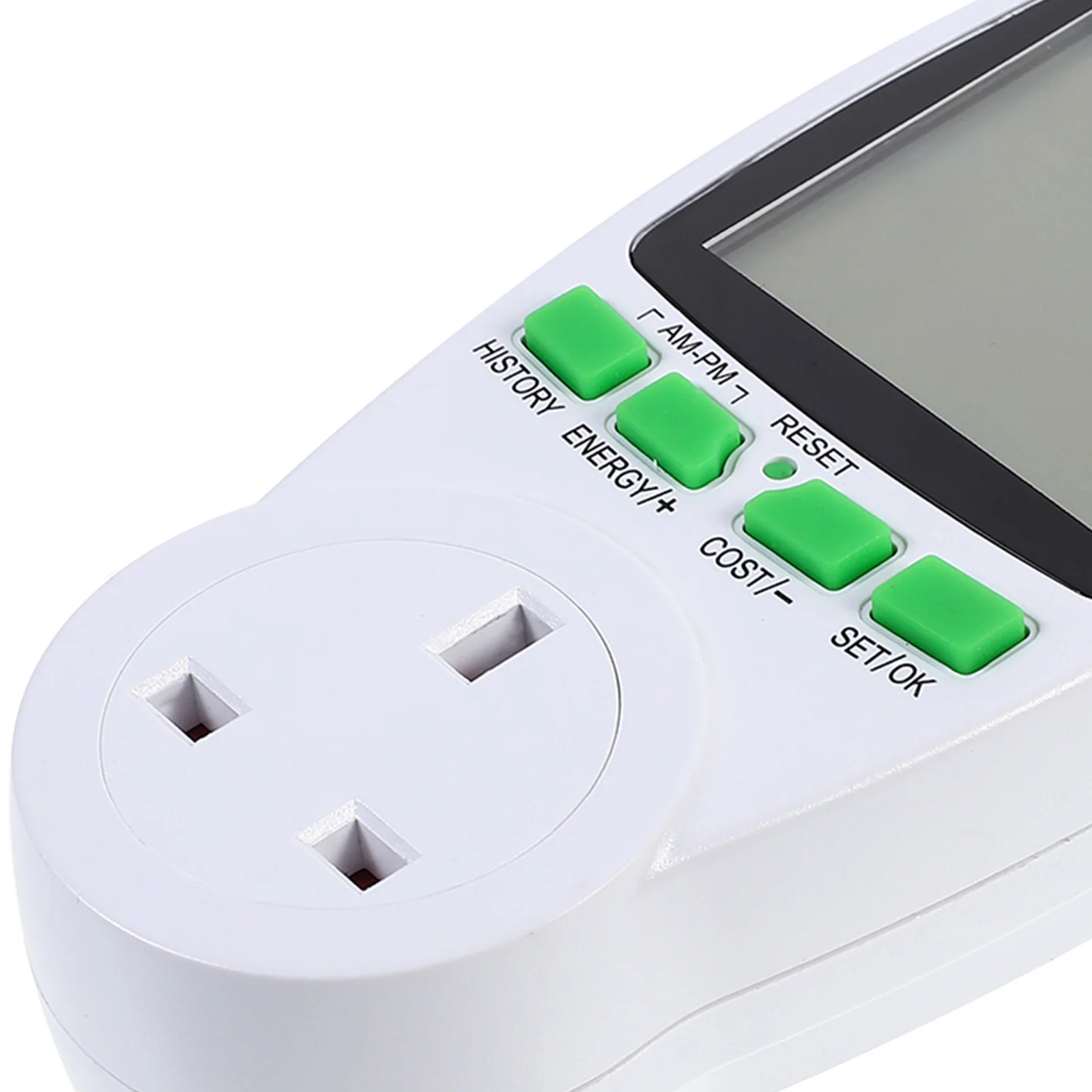 

Adapter for Current Power Voltage Frequency Cost Measurement LCD Screen Electricity Usage Monitor Plug Watt Meter