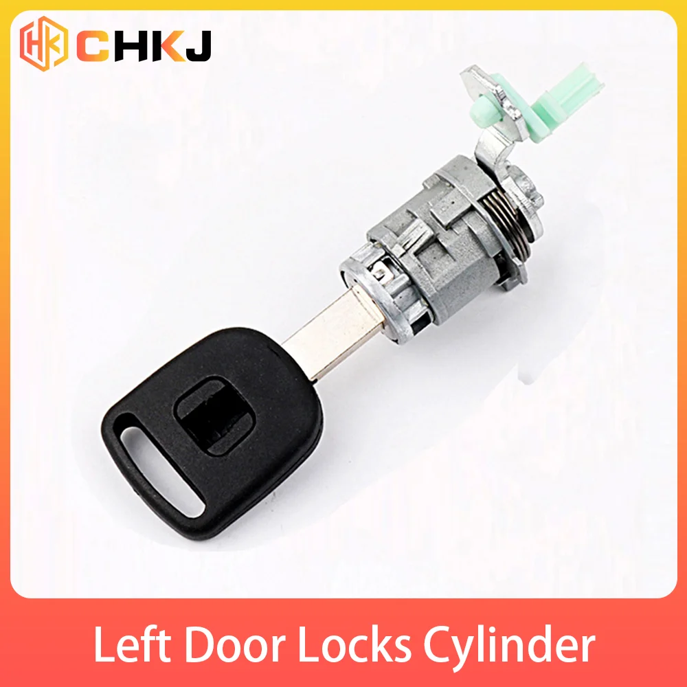 CHKJ Replacement Car Left  Door Locks Ignition Cylinder With 1 Key For Honda CR-V Element 2002 2003 2004 2005 2006 2007 2008