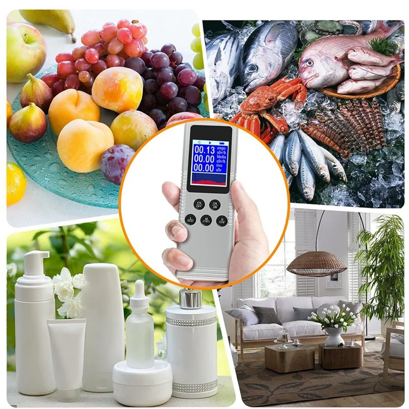 Дозиметр с счетчиком Гейгера для ядерного излучения, портативный детектор излучения, устройство обнаружения излучения радиоактивности