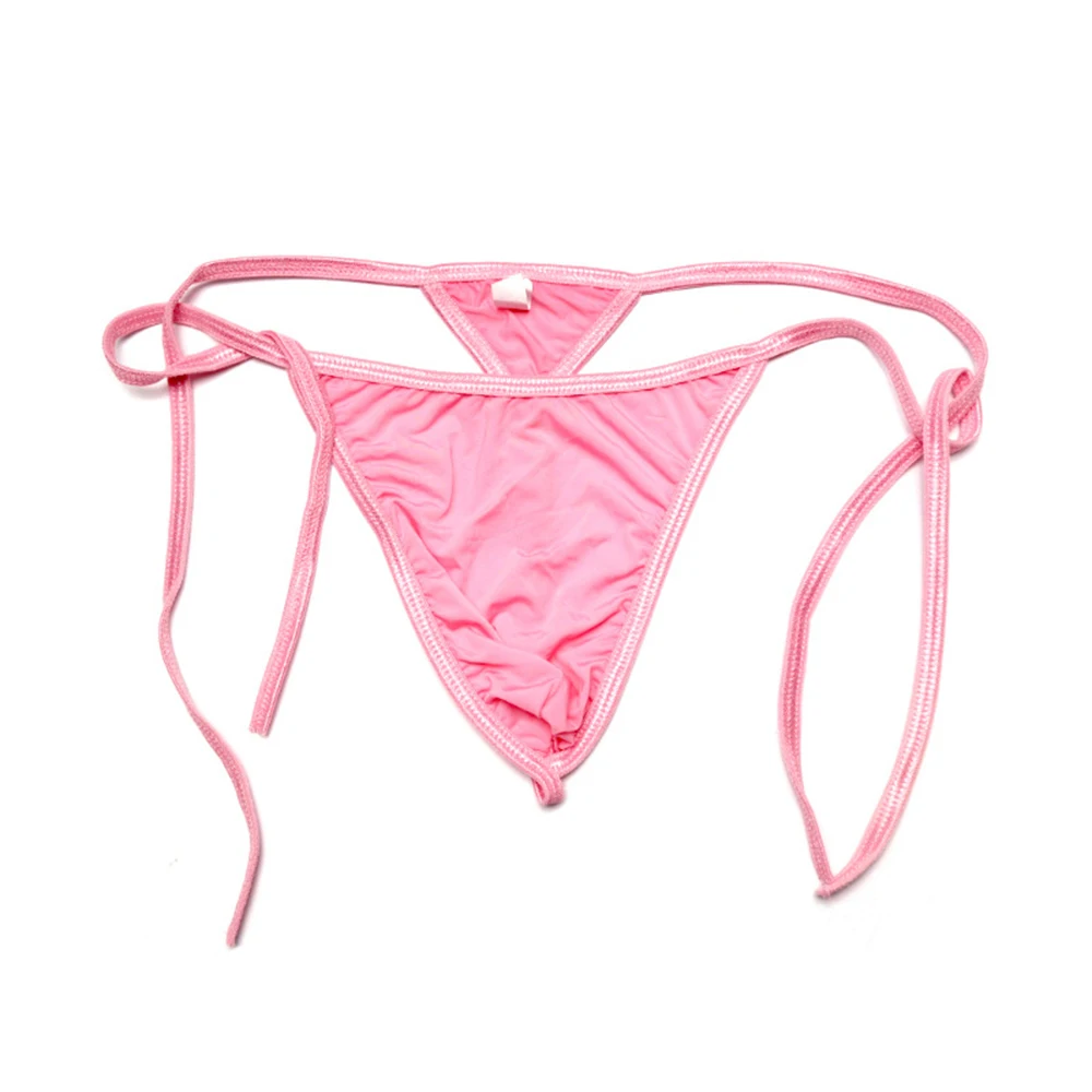 Sospensorio Slip G String Perizoma da uomo Cinghie laterali Elastico Sexy Allacciatura Traspirante Backless Perizoma Slip Biancheria intima Mutande 2022