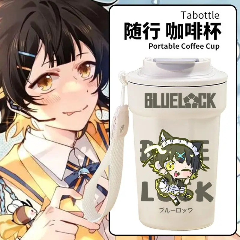 

Аниме-игра BLUE LOCK Cos Isagi Yoichi Barou Shouei Bachira Meguru и т. д. Унисекс 2025 года, простая чашка-термос с мультяшным принтом, подарок