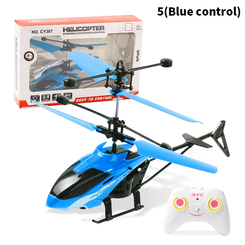 Two-Channel Suspension RC Helicopter Drop-resistant Induction Suspension Aircraft Charging Light Aircraft Kids Toy Gift for Kid