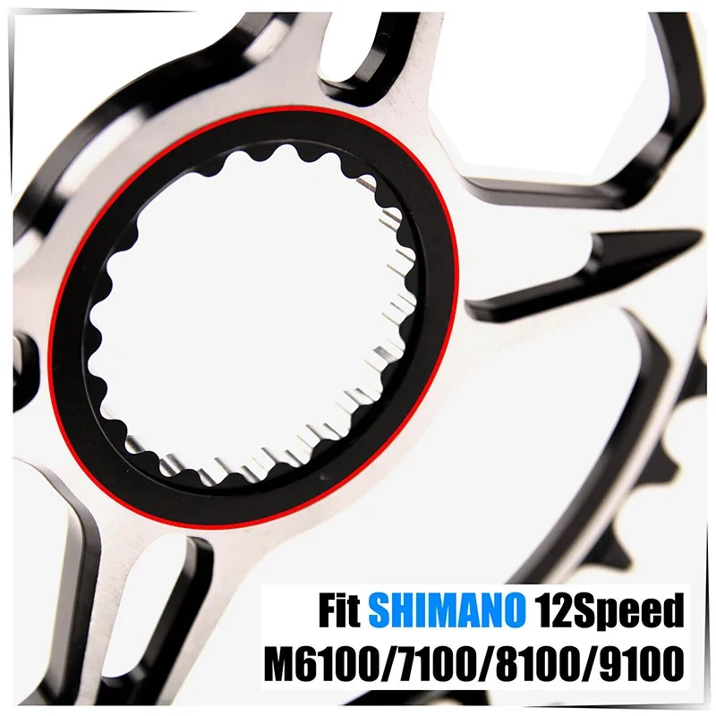 BUCKLOS 12s Chainring Bike Offset 3mm Chainwheel Direct Mount 7075AL 32T 34T 36T 38T Bicycle Chain Ring for SHIMANO Crankset