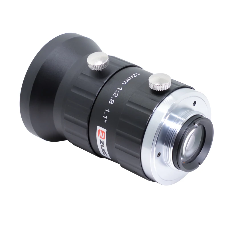 ZLKC 1.1 ''حجم المستشعر 12 مللي متر عدسة رئيسية C Mount 20MP عالية الدقة F2.8 دليل القزحية تشويه منخفض لكاميرات رؤية الماكينة
