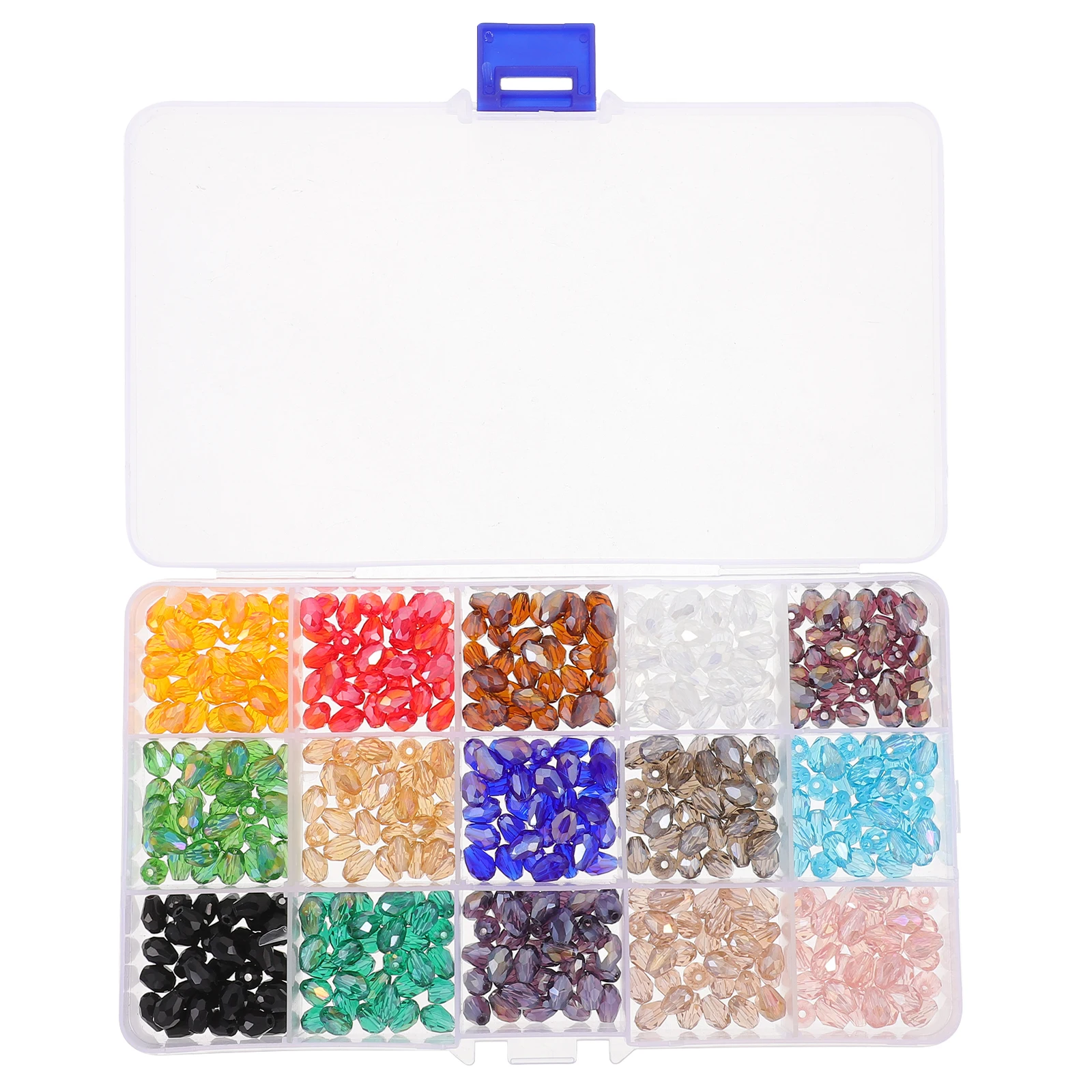 

Glass Bulk Glass 6x8mm AB Color Craft Kit for Bracelets Necklace DIY Jewelry Supplies