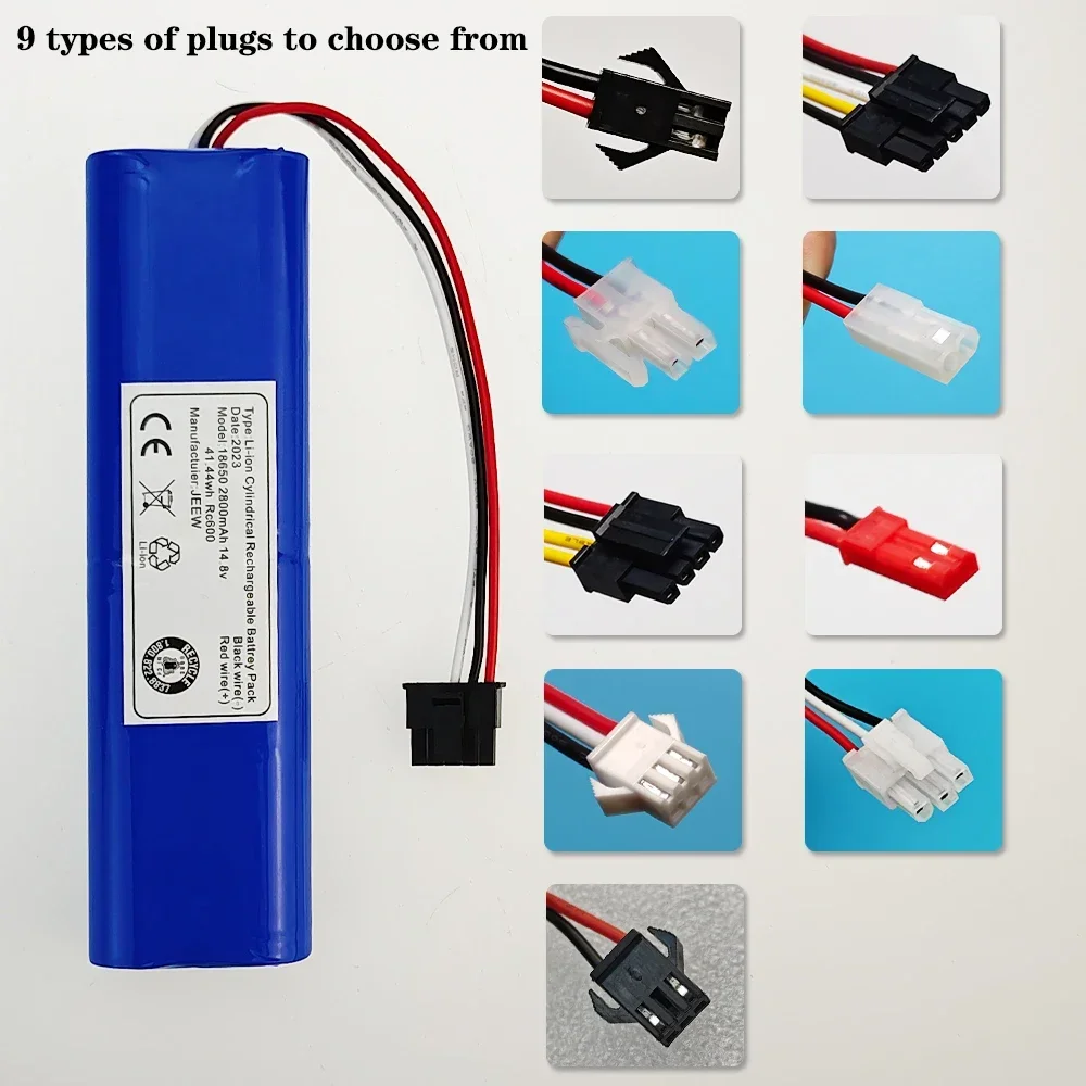 Replacement Battery For Xiaomi Mijia Mi Robot Vacuum-Mop PINR18650 MH1-4S1P-SC Sweeping Mopping Robot Vacuum Cleaner